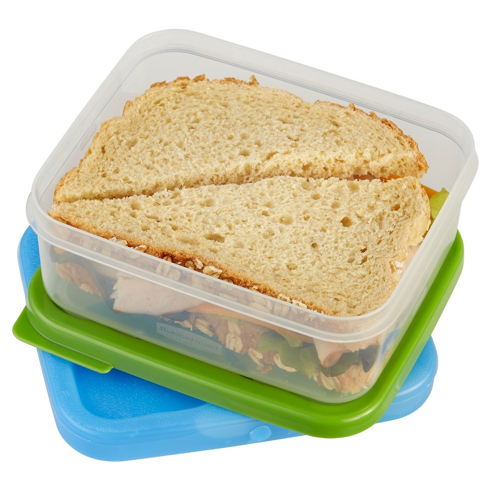 slide 2 of 7, Rubbermaid LunchBlox Sandwich Container Kit, 1 ct