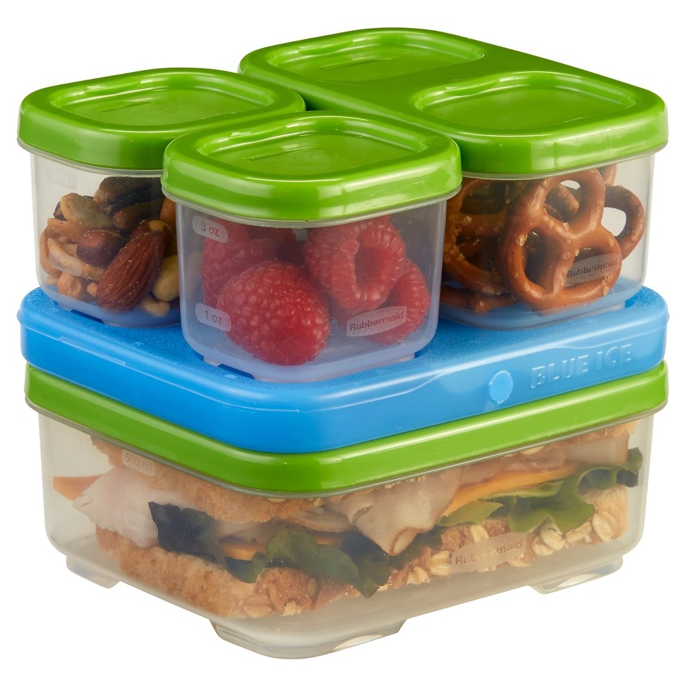 slide 5 of 7, Rubbermaid LunchBlox Sandwich Container Kit, 1 ct