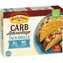 Old El Paso Low Net Carb Taco Shells Gluten Free - 10ct / 4.6oz
