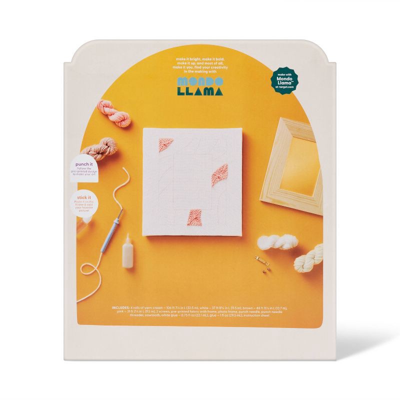 slide 4 of 4, Punch Needle Frame Craft Kit - Mondo Llama™, 1 ct
