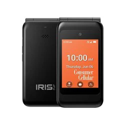 Consumer Cellular Iris Easy Flip (8GB) - Steel Gray