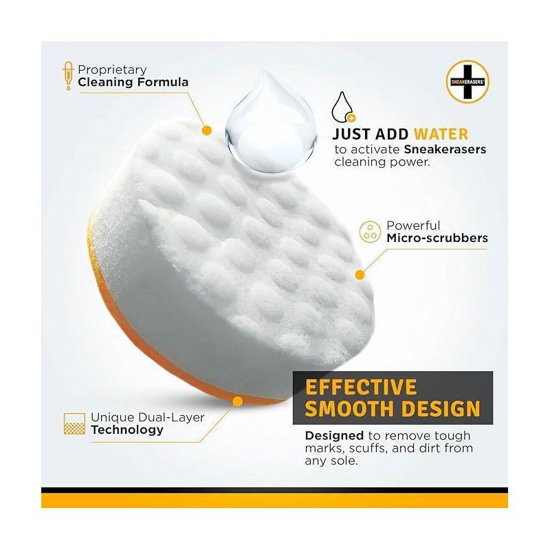 slide 5 of 8, SneakERASERS Just Add Water Shoe Cleaner - 10pk, 10 ct