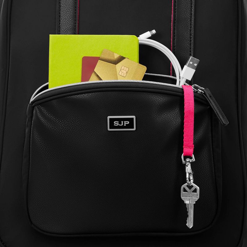 slide 8 of 9, Sarah Jessica Parker 16" Backpack - Black/Candy, 1 ct