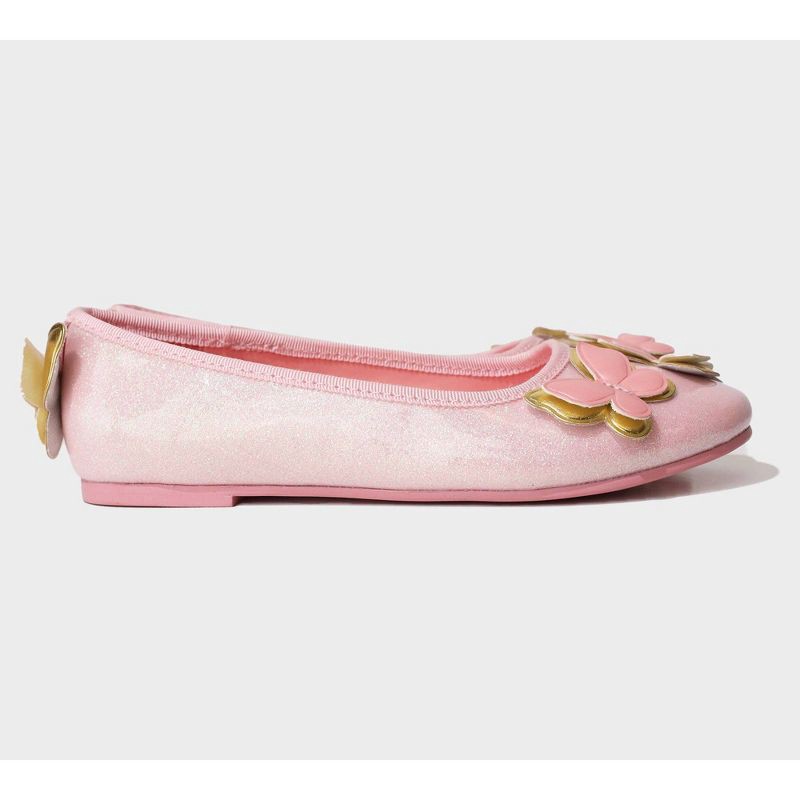 slide 2 of 5, Wicked Kids' Ballet Flats - Pink 8T, 1 ct