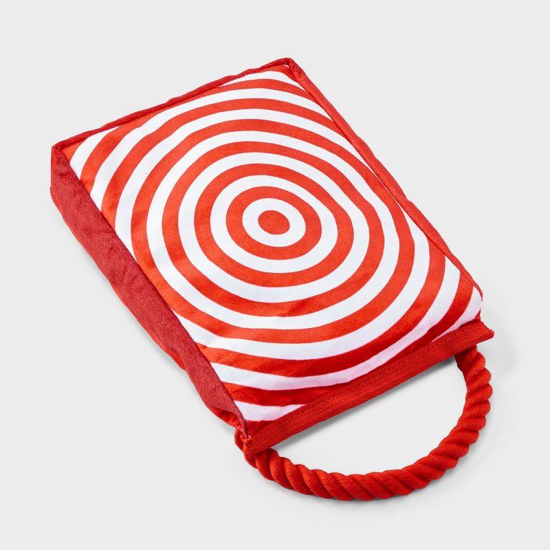 slide 3 of 3, 11" Bullseye Target Bag Dog Rope Plush Toy - Boots & Barkley™, 1 ct