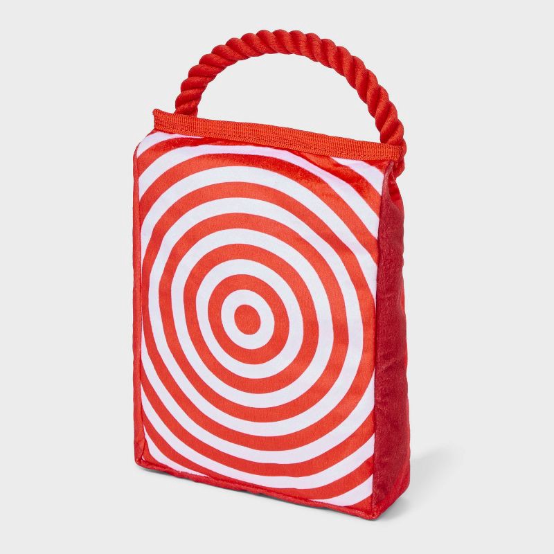 slide 1 of 3, 11" Bullseye Target Bag Dog Rope Plush Toy - Boots & Barkley™, 1 ct