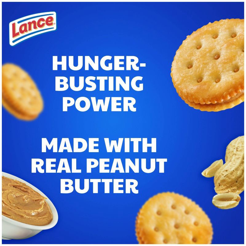 slide 3 of 6, Lance Toasty Peanut Butter Sandwich Crackers - 12.8oz/10ct, 12.8 oz, 10 ct