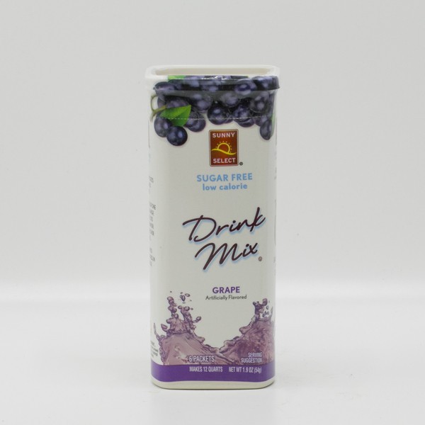 slide 1 of 1, Sunny Select, Sugar Free Grape Drink Mix, 12 qt