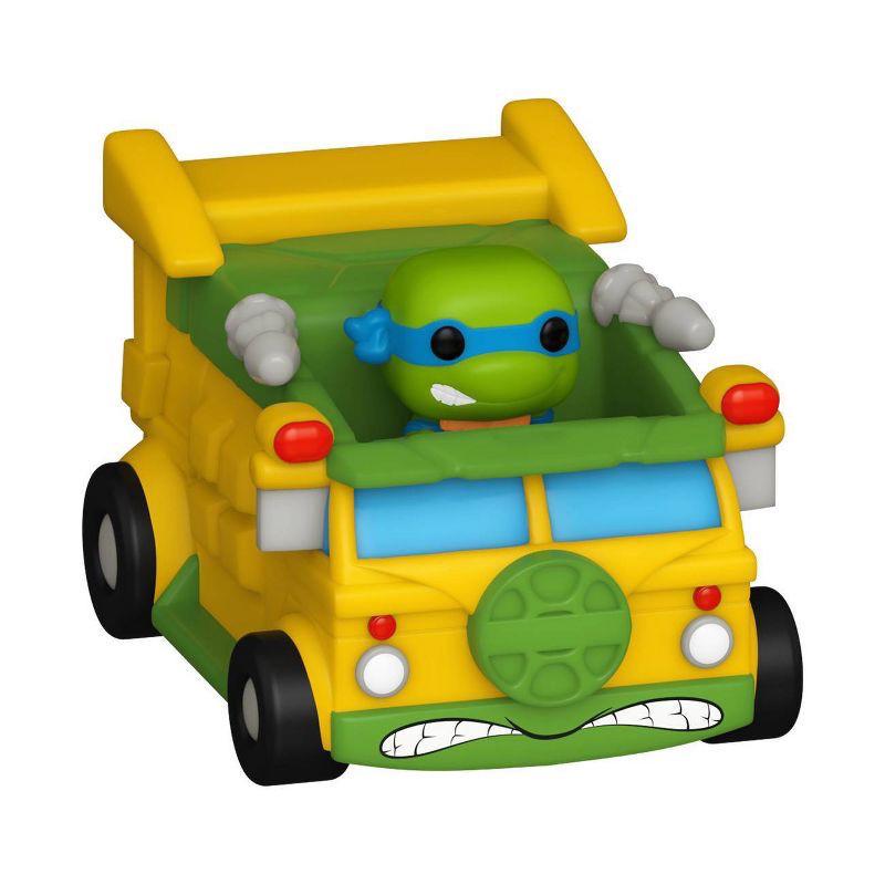 slide 5 of 5, Funko Bitty POP! Rides: Teenage Mutant Ninja Turtles Leonardo and Turtle Van Figures, 1 ct