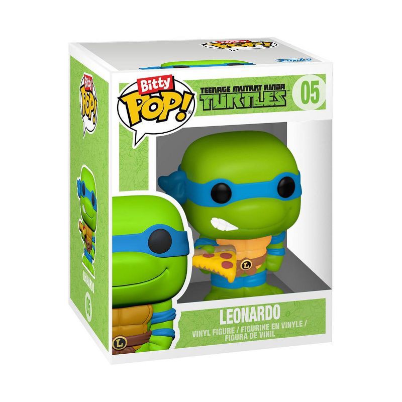 slide 1 of 5, Funko Bitty POP! Rides: Teenage Mutant Ninja Turtles Leonardo and Turtle Van Figures, 1 ct