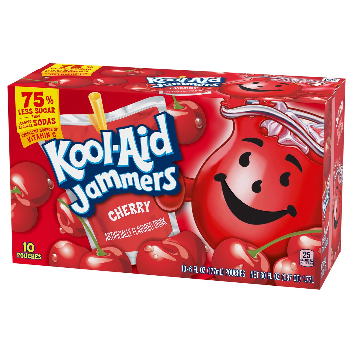 slide 3 of 9, Kool-Aid Jammers Cherry Juice, 10 ct, 10 ct; 6 fl oz