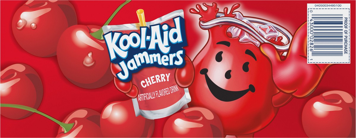 slide 4 of 9, Kool-Aid Jammers Cherry Juice, 10 ct, 10 ct; 6 fl oz