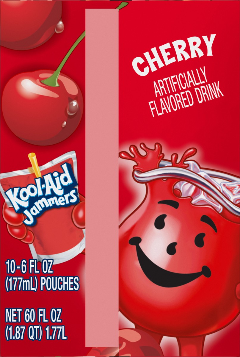 slide 8 of 9, Kool-Aid Jammers Cherry Juice, 10 ct, 10 ct; 6 fl oz