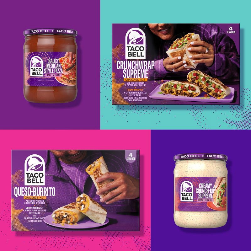slide 8 of 11, Taco Bell Crunchwrap Dip - 15oz, 15 oz