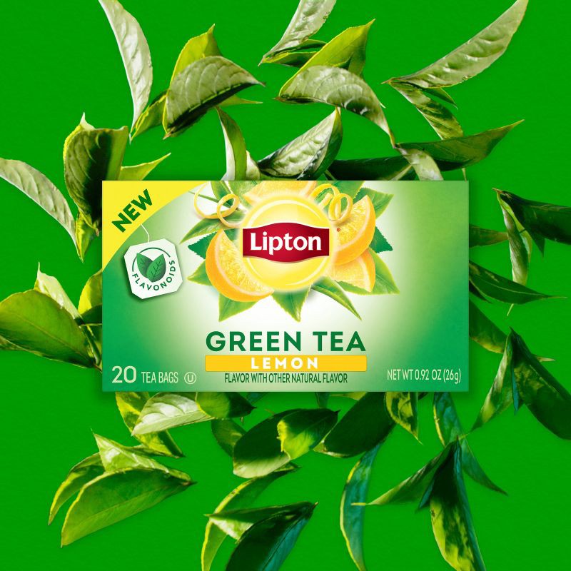 slide 7 of 7, Lipton Green Tea Bags Lemon - 20ct/0.92oz, 20 ct, 0.92 oz