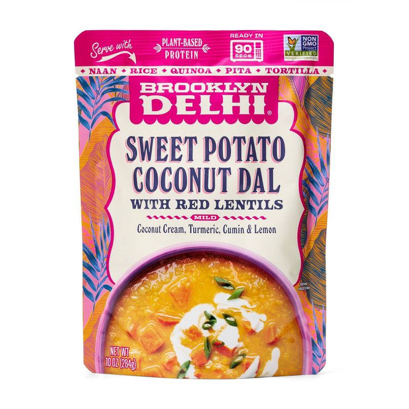 slide 1 of 4, Brooklyn Delhi Sweet Potato Coconut Dal with Red Lentils - 10oz, 10 oz