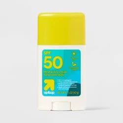 Mineral Sunscreen Face Stick - SPF 50 - 1.5oz - up&up™: With Homosalate, Scented, Face Application