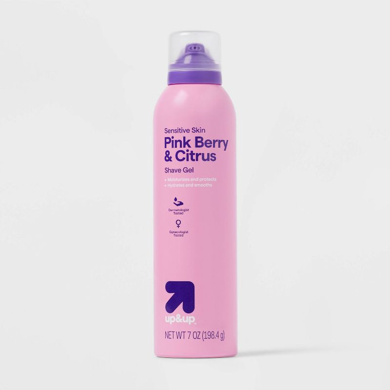 slide 1 of 3, Women's Soothing Shave Gel - Pink Berry & Citrus - 7oz - up&up™, 7 oz