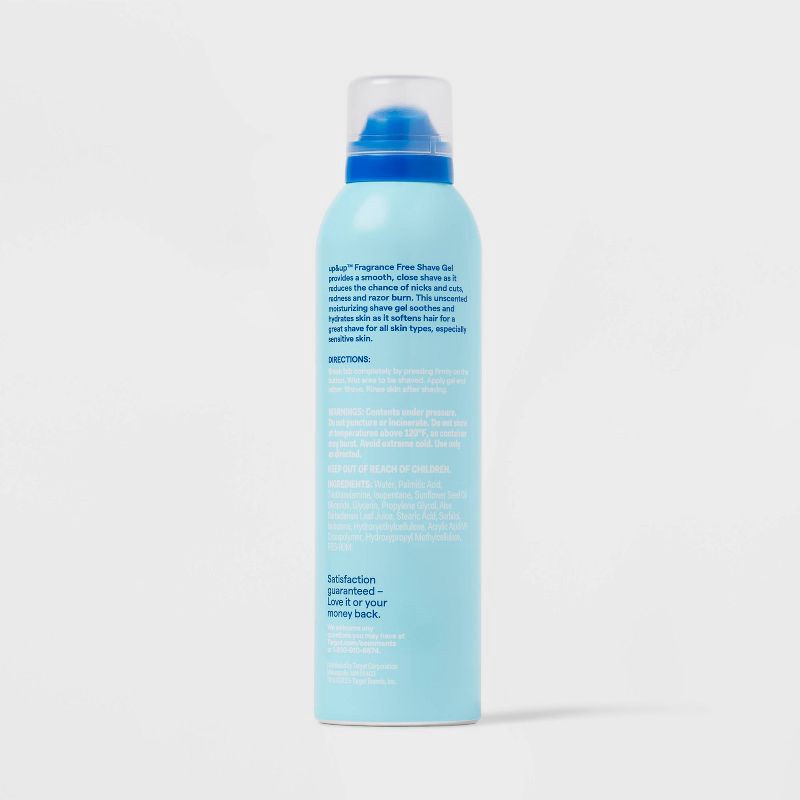 slide 3 of 3, Men's Sensitive Skin Shave Gel - Unscented - 7oz - up&up™, 7 oz