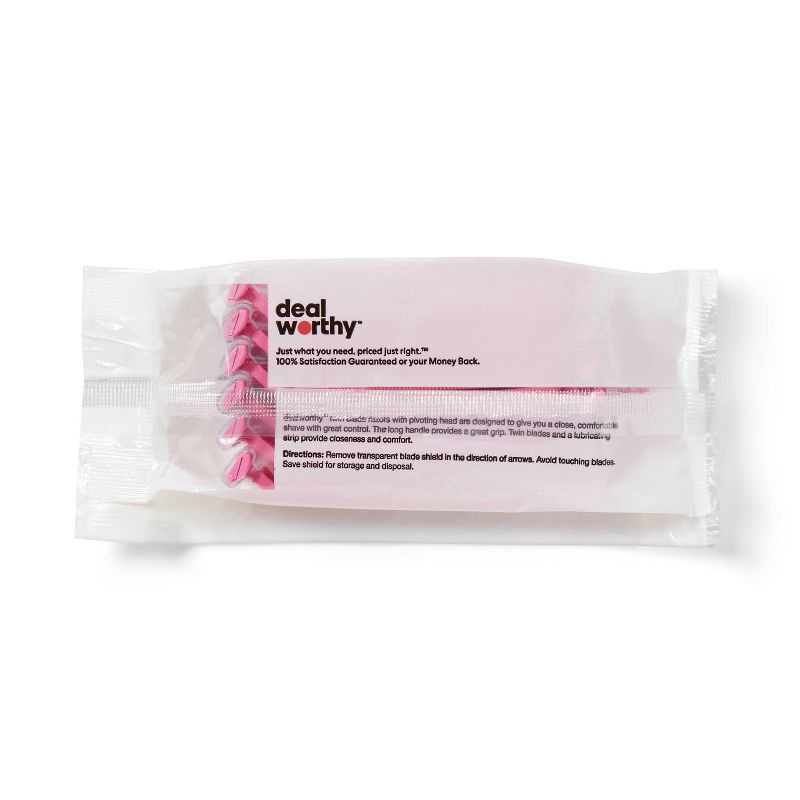 slide 3 of 3, Women's Twin Blade Disposable Razors - 12ct - dealworthy™, 12 ct