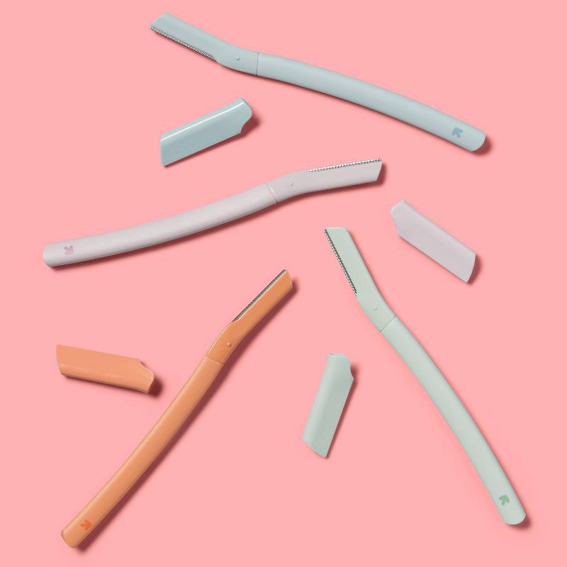 slide 2 of 3, Dermaplane Facial Disposable Razors - 4ct - up&up™, 4 ct