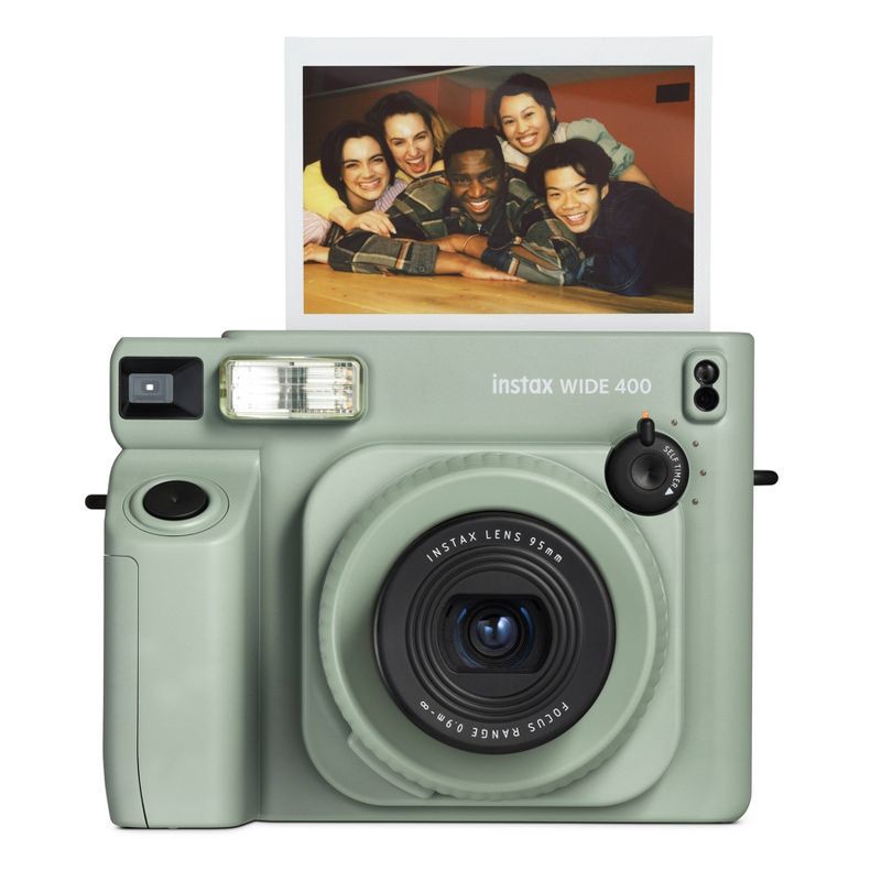 slide 7 of 11, Fujifilm instax WIDE 400 Instant Camera - Green, 1 ct