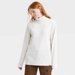 Houston White Adult Long Sleeve Turtleneck T-Shirt - Off-White M