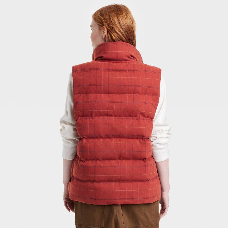 slide 2 of 3, Houston White Adult Puffer Vest - Red M, 1 ct