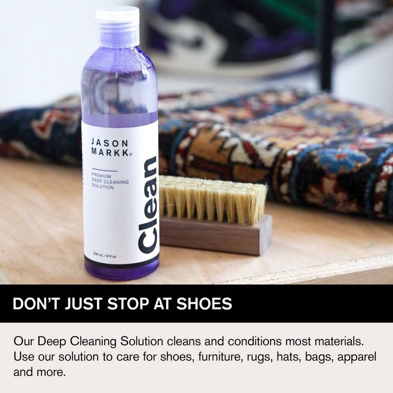 slide 5 of 6, Jason Markk Premium Shoe Cleaner - 4 fl oz: Liquid Shoe Care Kit, 4 fl oz
