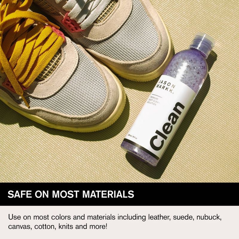 slide 6 of 6, Jason Markk Premium Shoe Cleaner - 4 fl oz: Liquid Shoe Care Kit, 4 fl oz