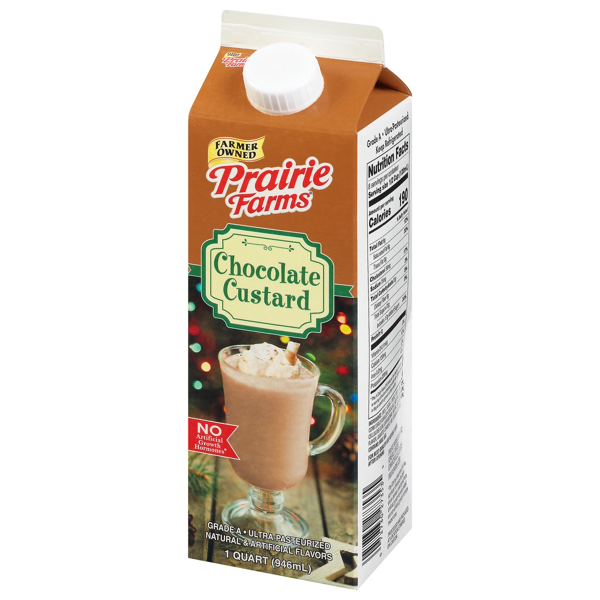 slide 3 of 13, Prairie Farms Chocolate Custard 1 qt, 1 qt