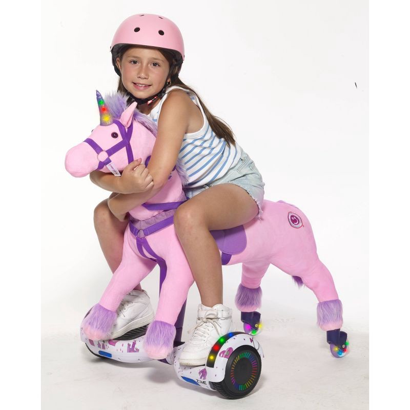 slide 2 of 9, Power Pony Riding Toy - Princess Zume V2: Steel Ride-On Animal, 8 MPH, 200 lb Capacity, 200 lb