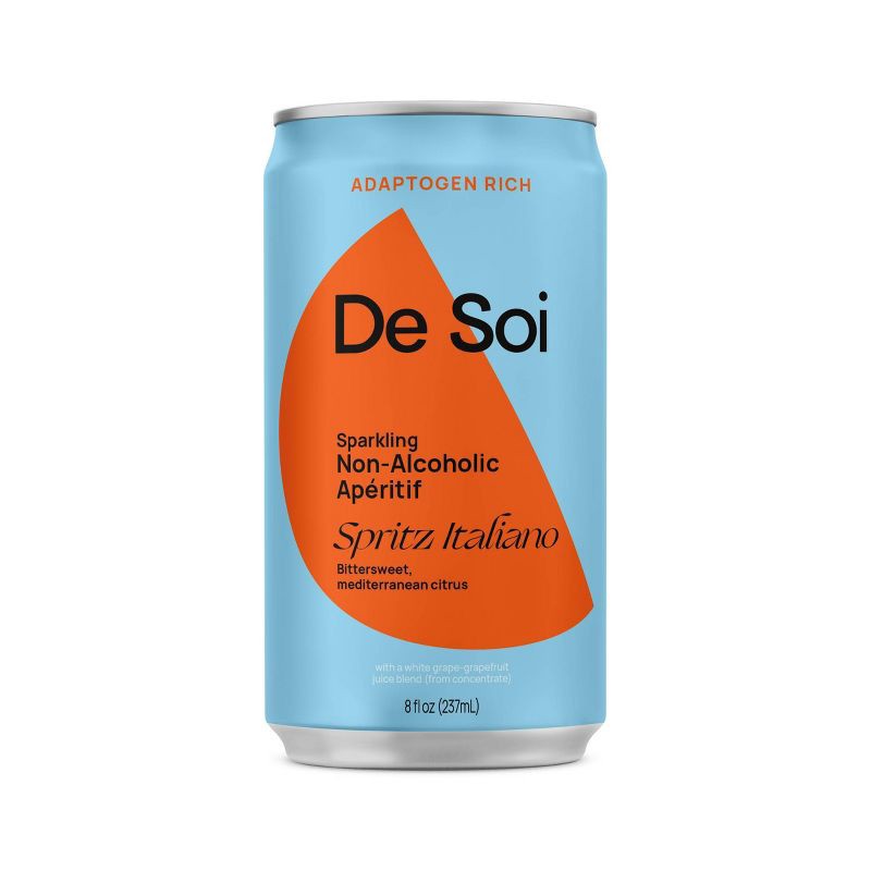 slide 1 of 3, De Soi Spritz Italiano Single - 8 fl oz Can, 8 fl oz