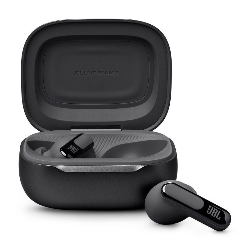 slide 2 of 9, JBL Live Beam 3 True Wireless Bluetooth Earbuds - Black, 1 ct