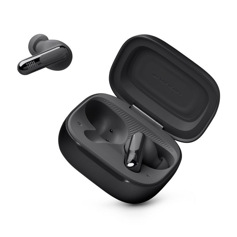 slide 9 of 9, JBL Live Beam 3 True Wireless Bluetooth Earbuds - Black, 1 ct
