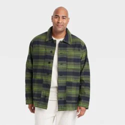 Houston White Adult Utility Shacket - Green L