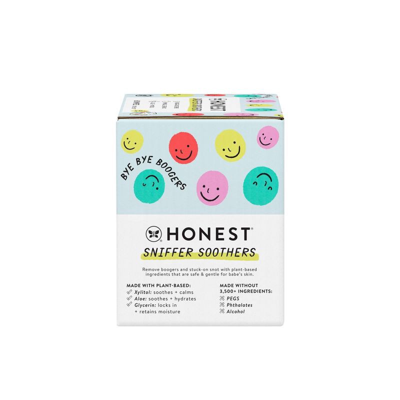 slide 9 of 10, The Honest Company Sniffer Soothers Nose and Face Wipes - 60ct, 60 ct