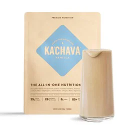 Ka'Chava All-In-One Plant Based Nutrition Shake Powder - Vanilla - 15.31oz: Certified Gluten-Free, Vegan, Dairy-Free