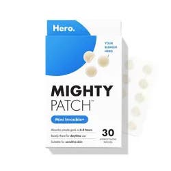 Hero Cosmetics Hero Mighty Patch Invisible Mini - 30ct: Blemish Treatment for Normal Skin, Alcohol-Free Facial Care, Scented Patches
