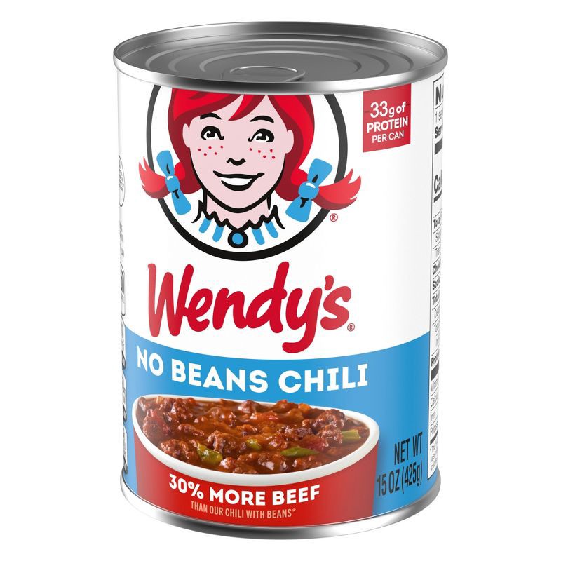 slide 2 of 6, Wendy's Chili with No Beans - 15oz, 15 oz