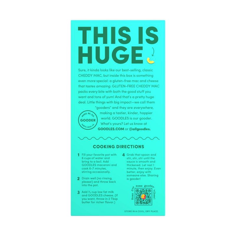 slide 2 of 4, Goodles Cheddy Mac Gluten Free Mac & Cheese - 6oz, 6 oz