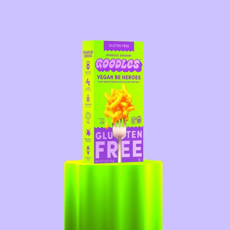 slide 3 of 4, Goodles Vegan Be Heroes Gluten Free Mac & Cheese - 6oz, 6 oz