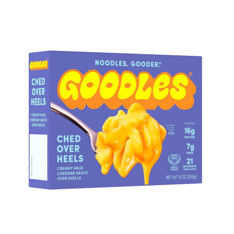 slide 1 of 3, Goodles Ched Over Heels Mild Cheddar Liquid Mac & Cheese - 9oz, 9 oz