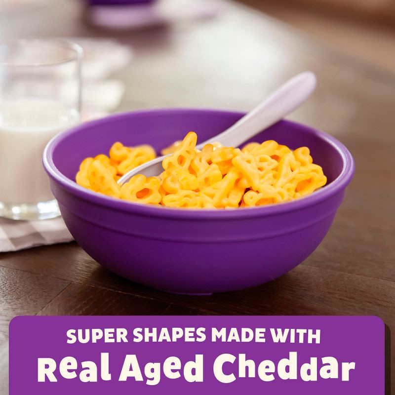 slide 3 of 7, Annie's Super Mac Shapes & Real Aged Cheddar Mac and Cheese - 6oz, 6 oz