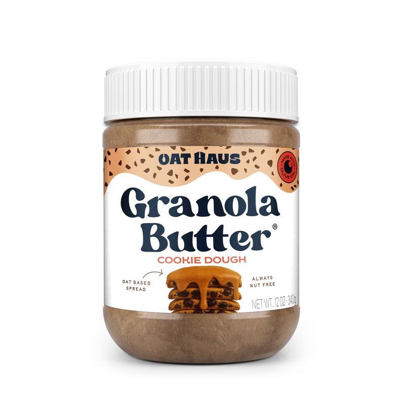 slide 1 of 6, Oat Haus Cookie Dough Granola Butter - 12oz, 12 oz