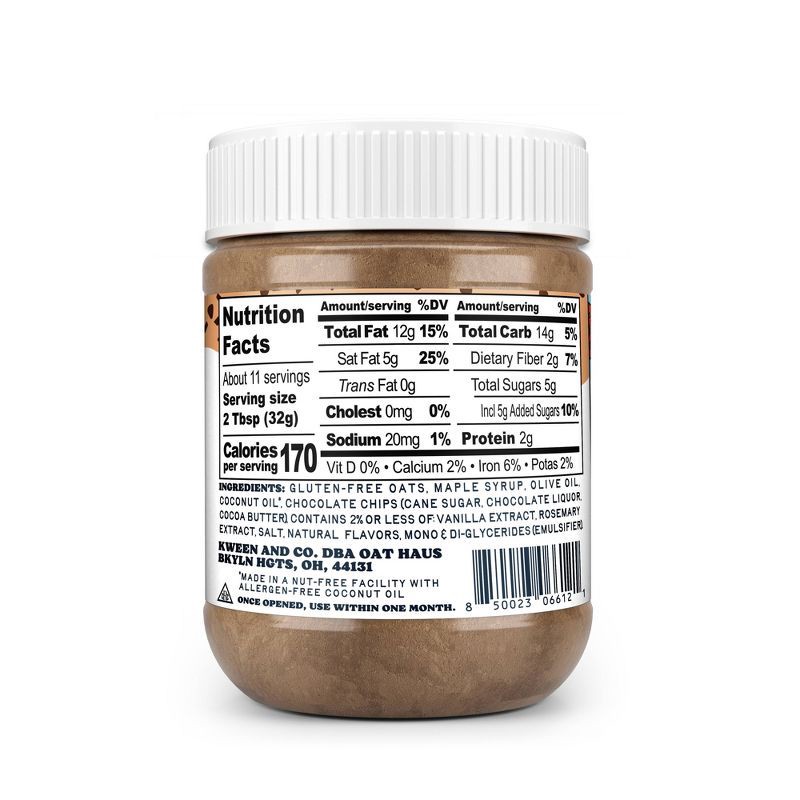 slide 6 of 6, Oat Haus Cookie Dough Granola Butter - 12oz, 12 oz