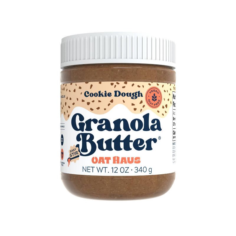 slide 1 of 5, Oat Haus Cookie Dough Granola Butter - 12oz, 12 oz