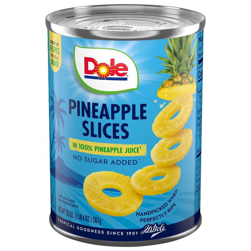 slide 6 of 7, Dole Pineapple Slices in Juice - 20oz, 20 oz