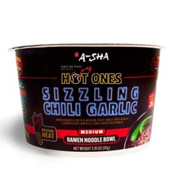 A-Sha Foods USA Hot Ones x A-Sha Ramen Medium Noodle Bowl - 3.91oz