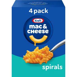 Kraft Spirals Original Mac and Cheese Dinner - 22oz/4ct